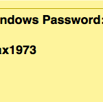 Easy to guess password