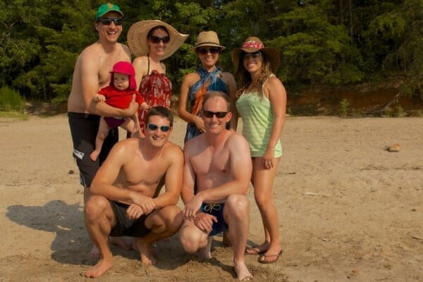 Group picture of Christoph, Carmen, Chiara, Melissa, Kathy and Michael